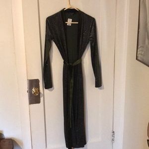 Akira dark olive duster size small